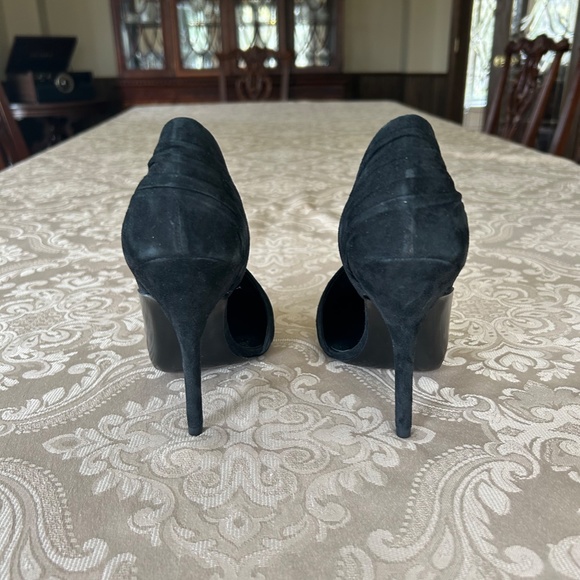 Alexander Wang Marcelia Suede d'Orsay Pump, Black, Size EU 38 / US 7.5 - Picture 4 of 9